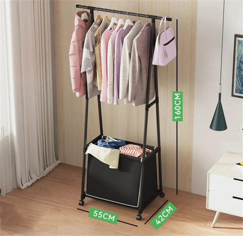 burro para ropa con ruedas jpg