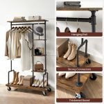 colgador de ropa metalico con ruedas 1 jpg
