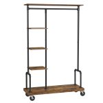 colgador de ropa metalico con ruedas jpg