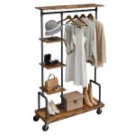 colgador de ropa metalico con ruedas 7 jpg