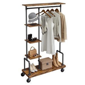 colgador de ropa metalico con ruedas 7 jpg