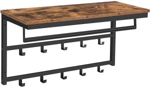 estante de madera con perchero 5 jpg