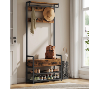 mueble perchero zapatero png