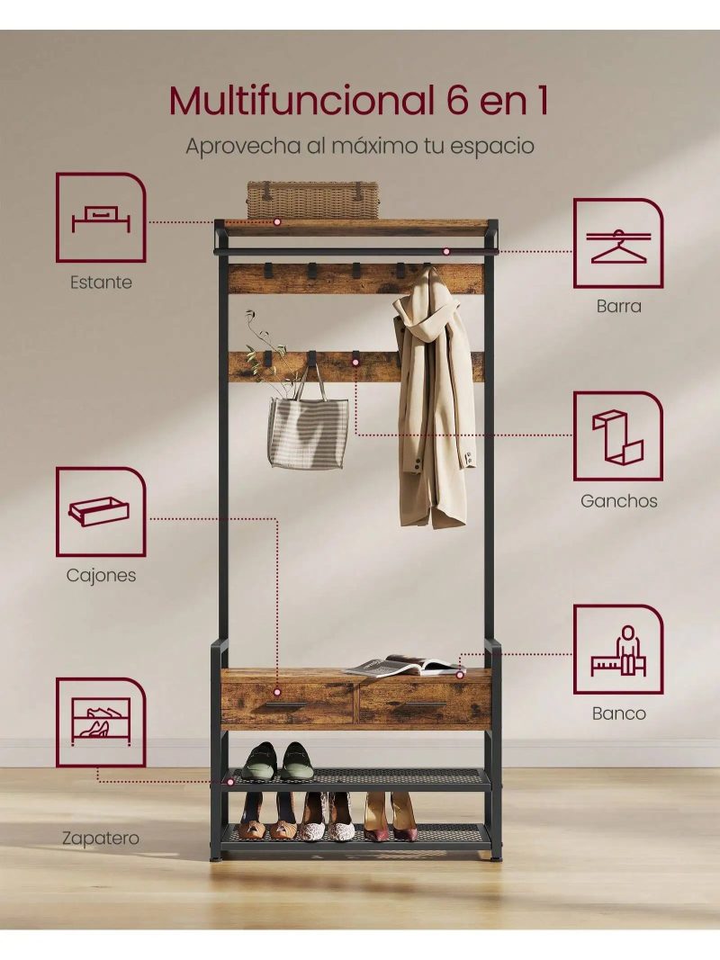 mueble perchero zapatero 4 jpg