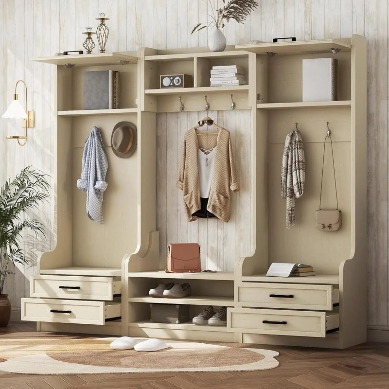 muebles de entrada con perchero 1 jpg