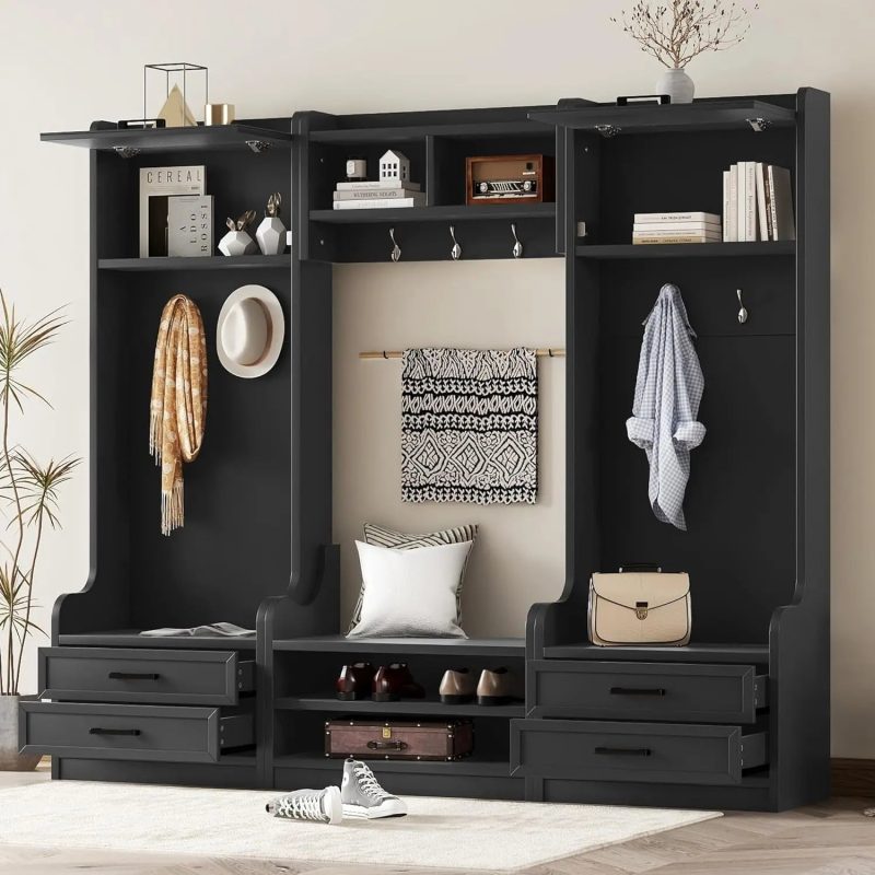 muebles de entrada con perchero jpg