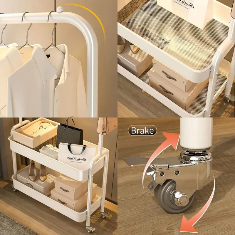 percheros de metal para ropa con ruedas 1 jpg