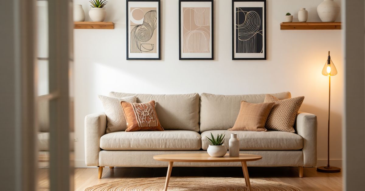 Cómo Decorar la Pared de un Sofá