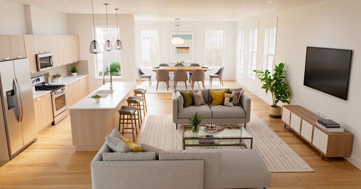 Cómo Decorar un Espacio Abierto de Cocina Sala y Comedo