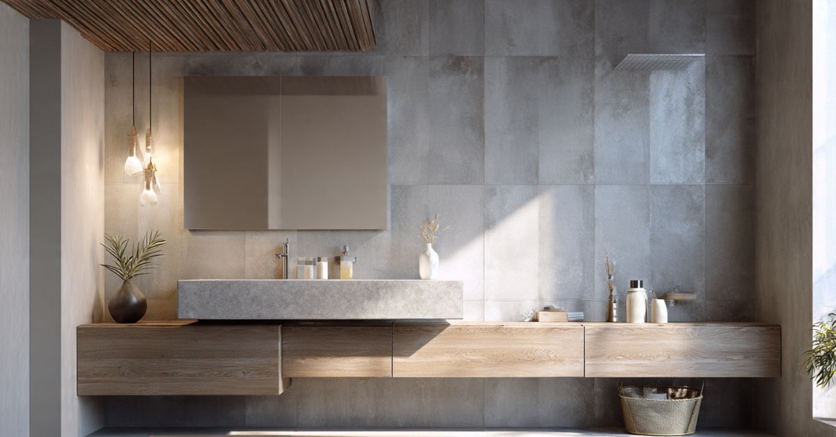 A qué altura se coloca un mueble de lavabo suspendido