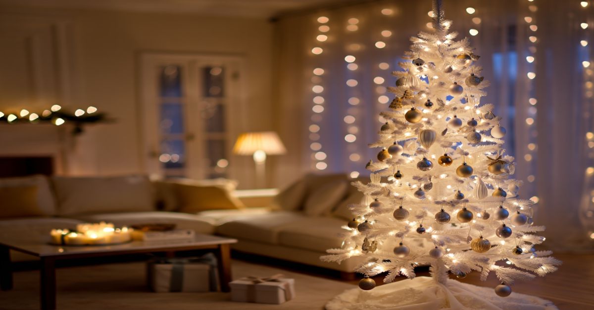 Cómo decorar árbol de navidad blanco