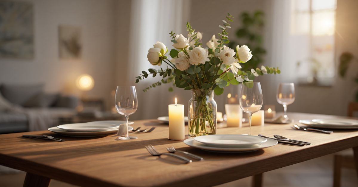 Cómo decorar una mesa de comedo