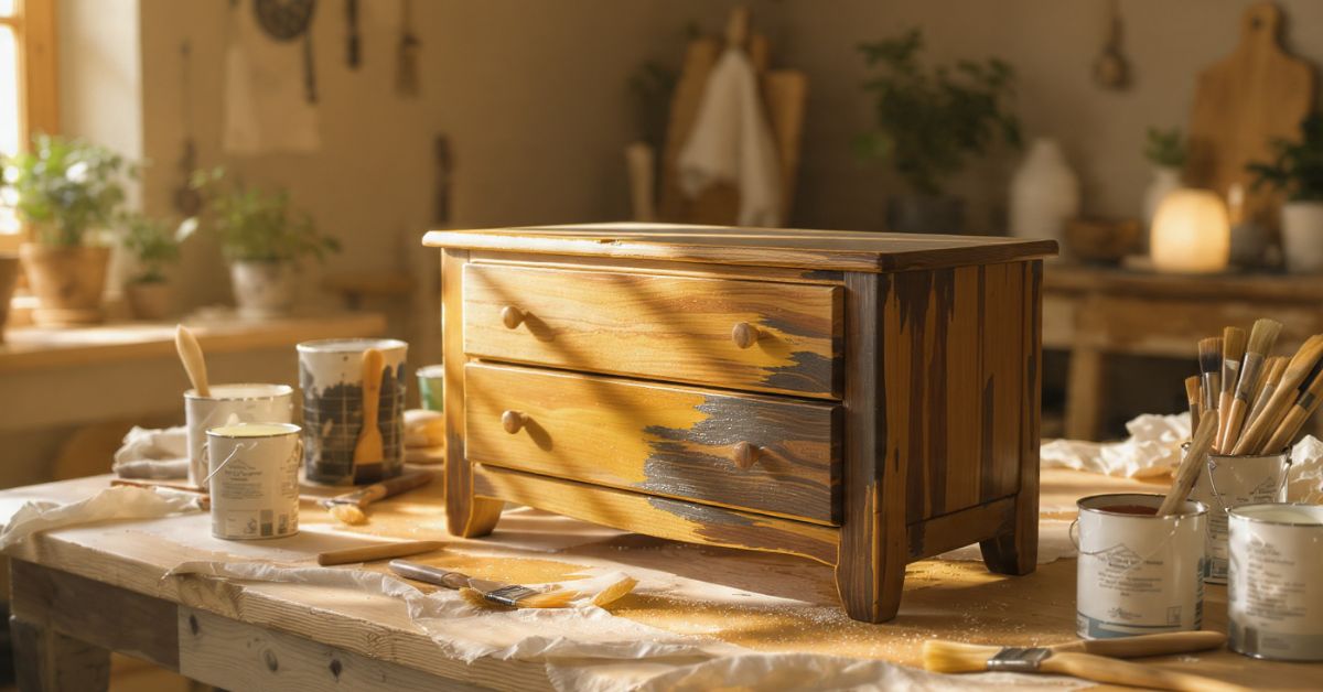 Cómo pintar muebles de madera