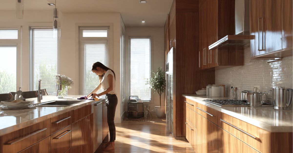 Descubre con qué limpiar los muebles de la cocina fácilmente