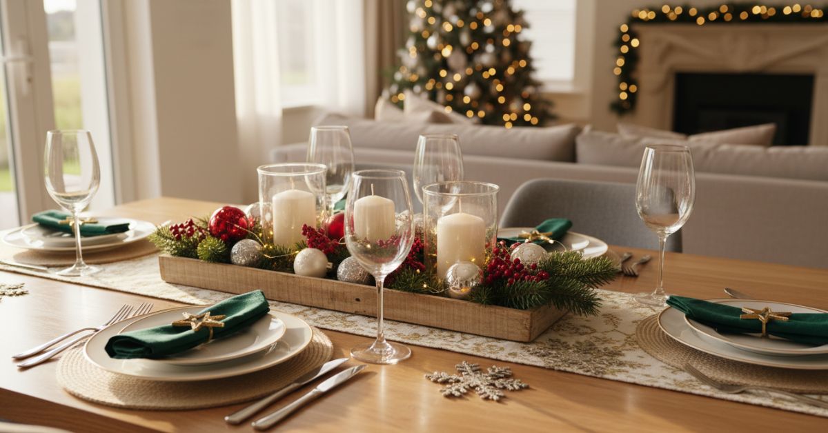 Cómo decorar la mesa de Navidad