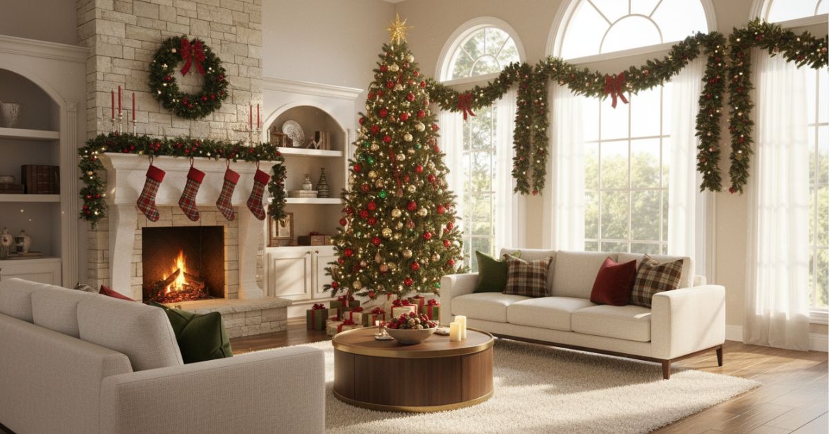 Cómo decorar mi sala de Navidad