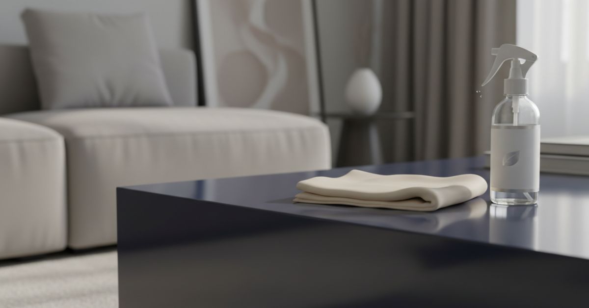 Cómo limpiar los muebles lacados