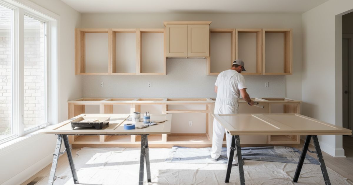 Cómo pintar los muebles de la cocina