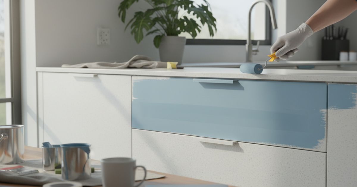 Cómo pintar un mueble de formica