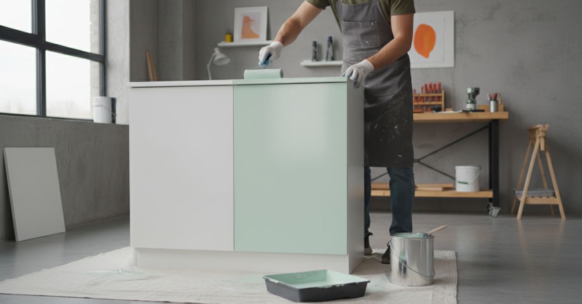 Cómo pintar un mueble de melamina