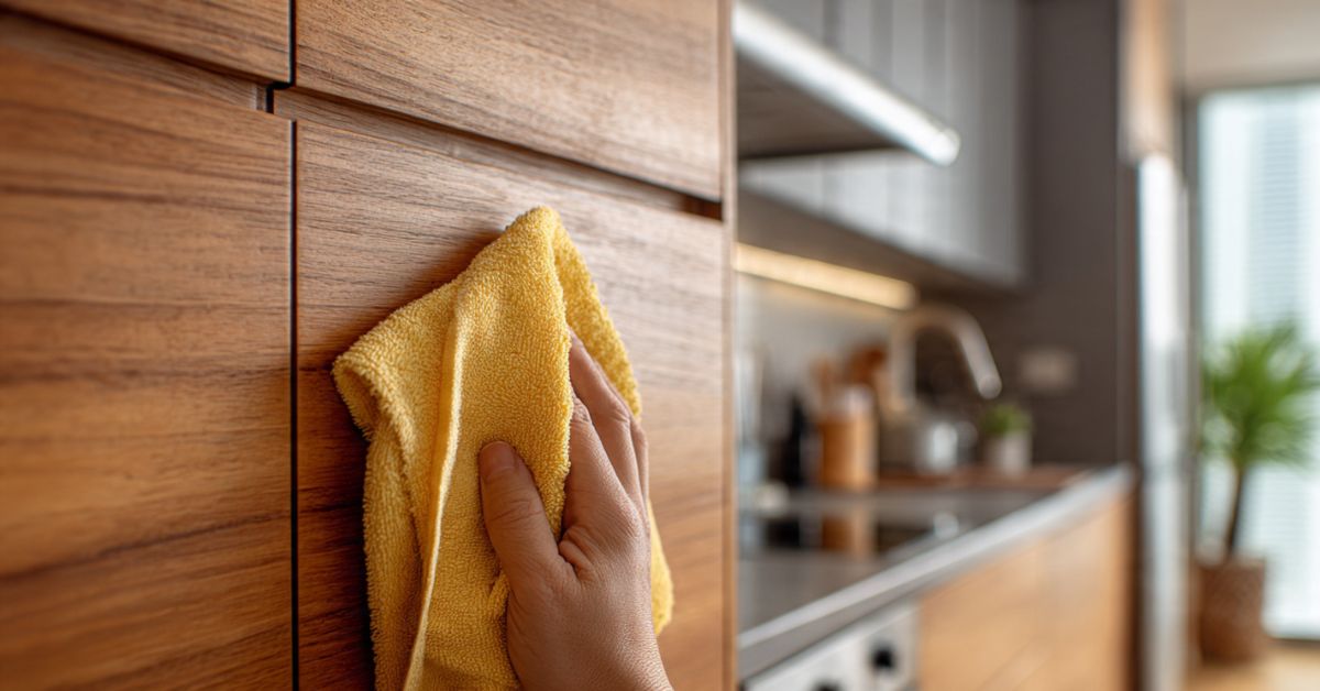 Con qué limpiar los muebles de madera de la cocina
