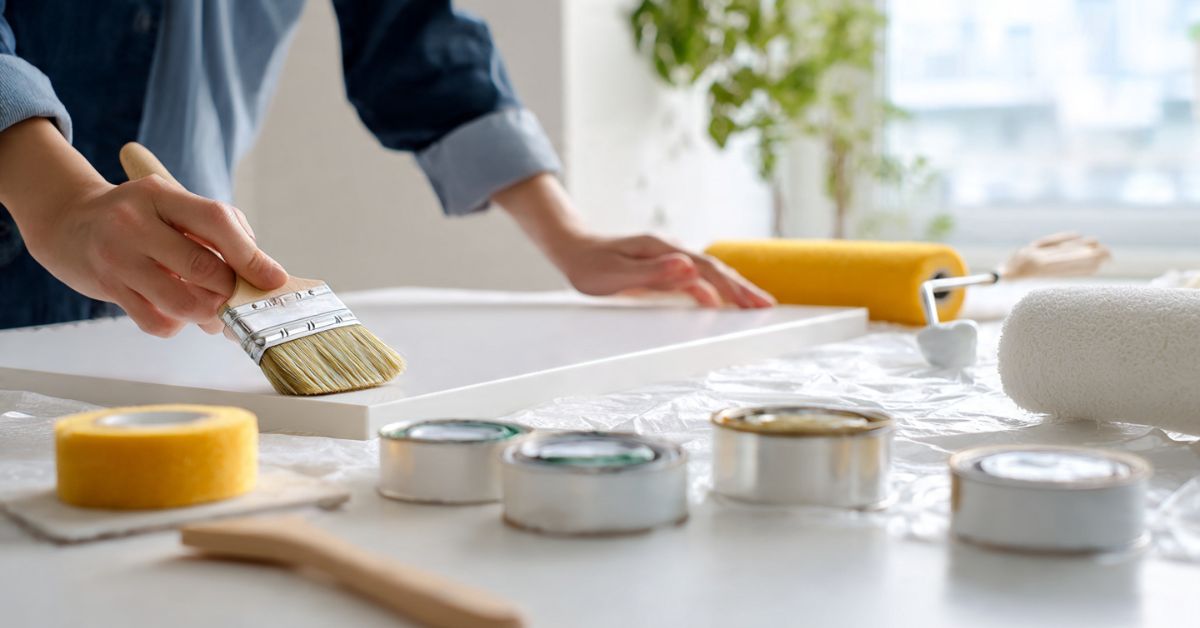 Con qué pintar un mueble de melamine