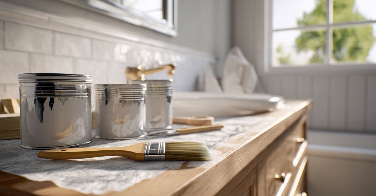 Con qué pintura puedo pintar un mueble de baño