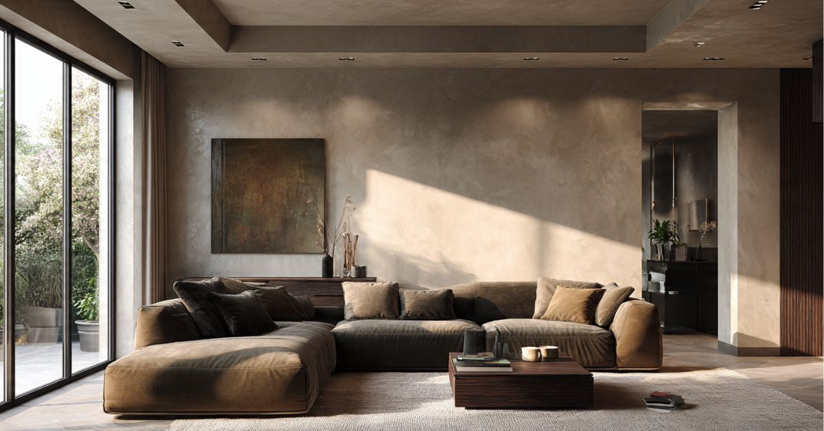 De qué color pintar el salón con muebles oscuros