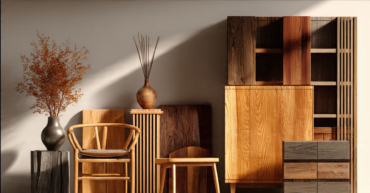 De qué tipo de madera están hechos los muebles