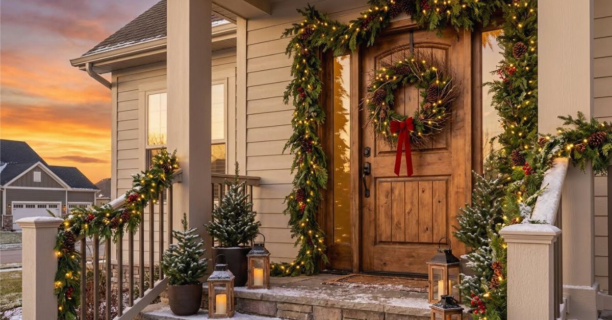 Decoración navidad exterior casera