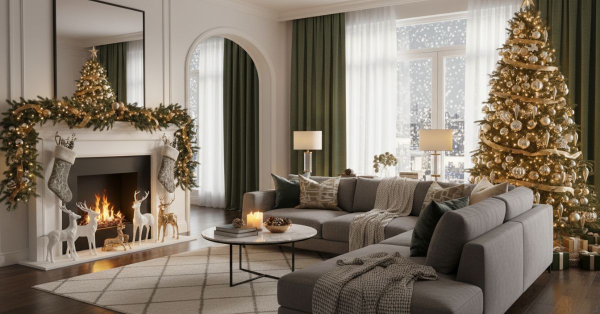 Descubre cómo decorar un salón de Navidad con estilo y magia