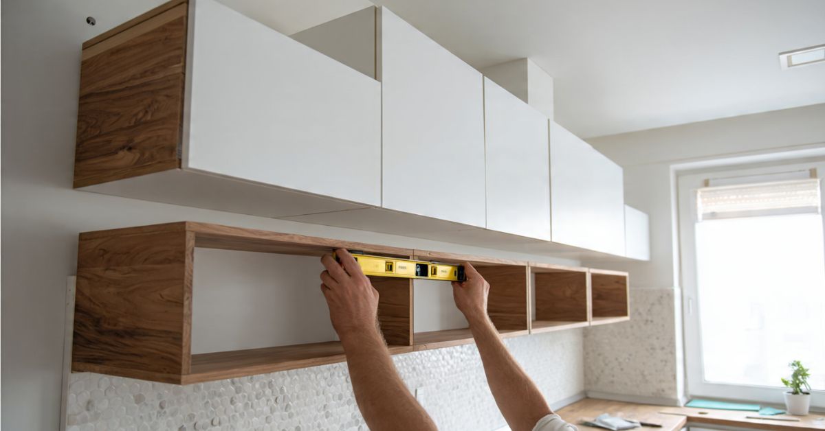 Para colgar muebles de cocina