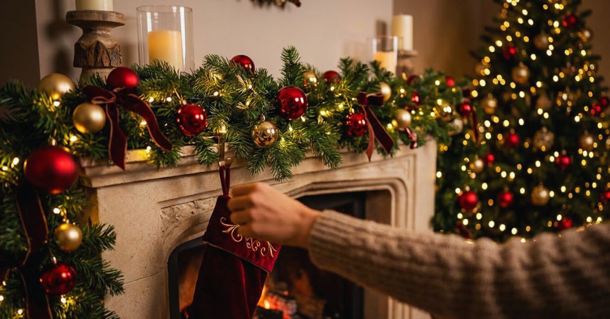 Tu Decoración chimenea navidad de revista