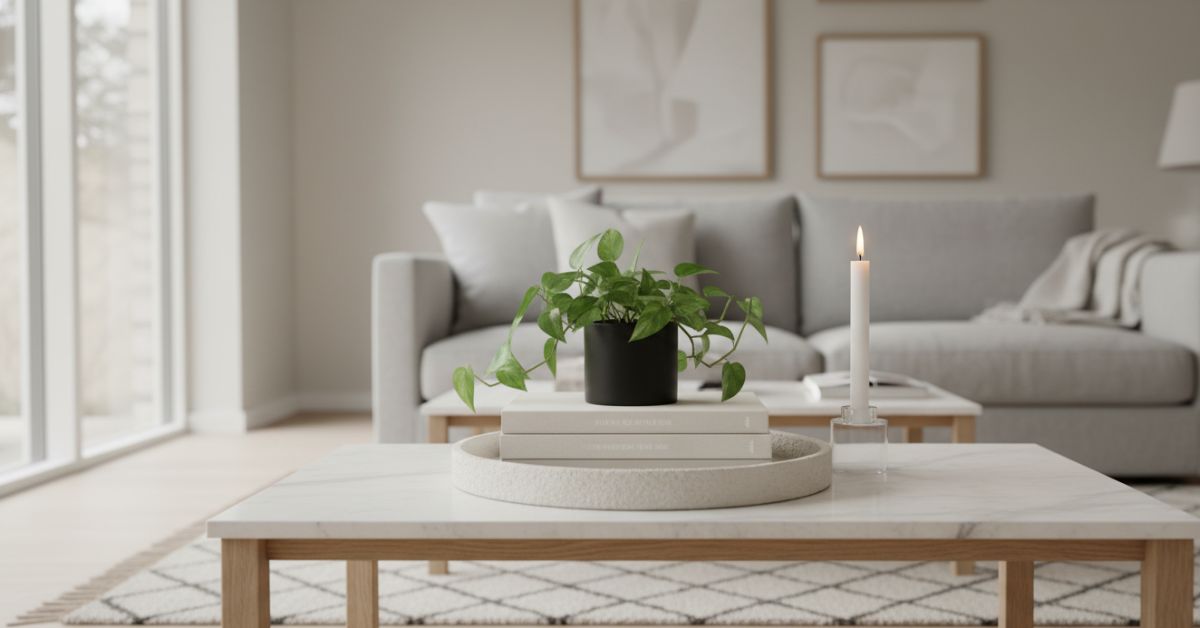 Decorar mesa de centro