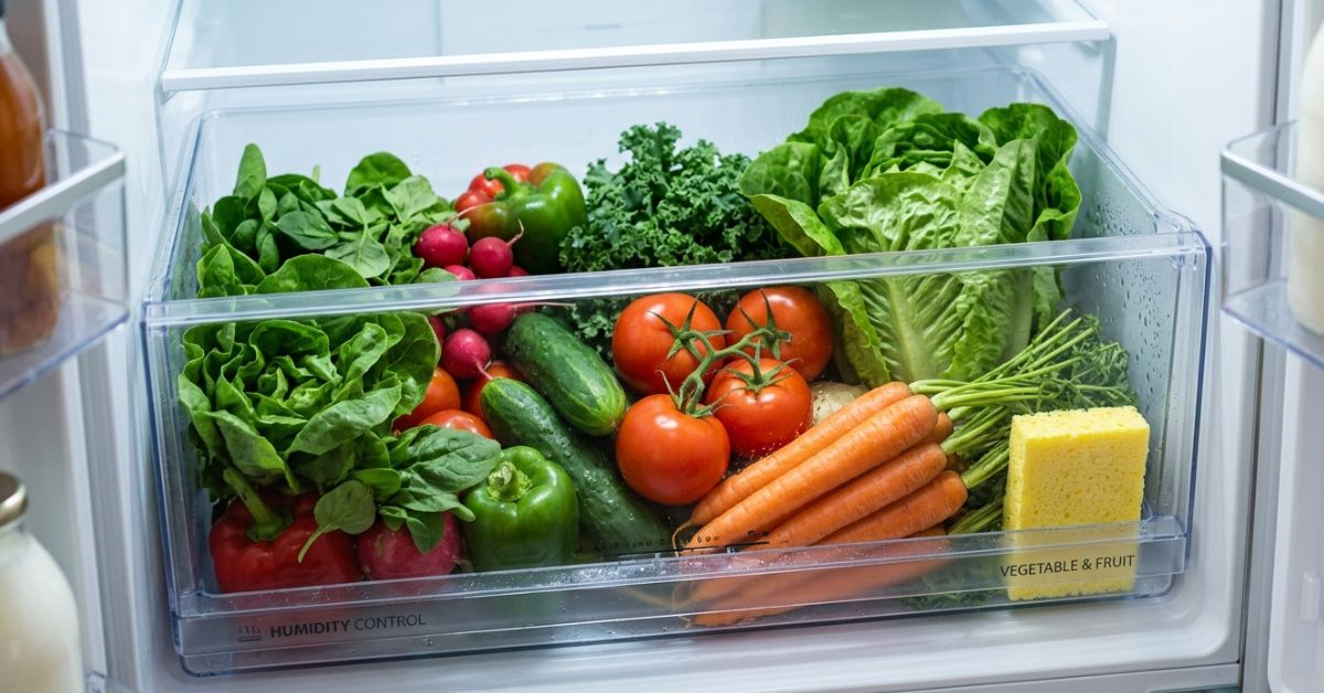 El motivo por el que deberías poner una esponja en el cajón de las verduras