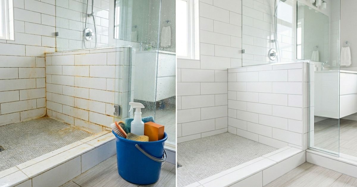 Por qué el suelo de tu ducha se vuelve amarillo y el ingrediente casero que lo aclara
