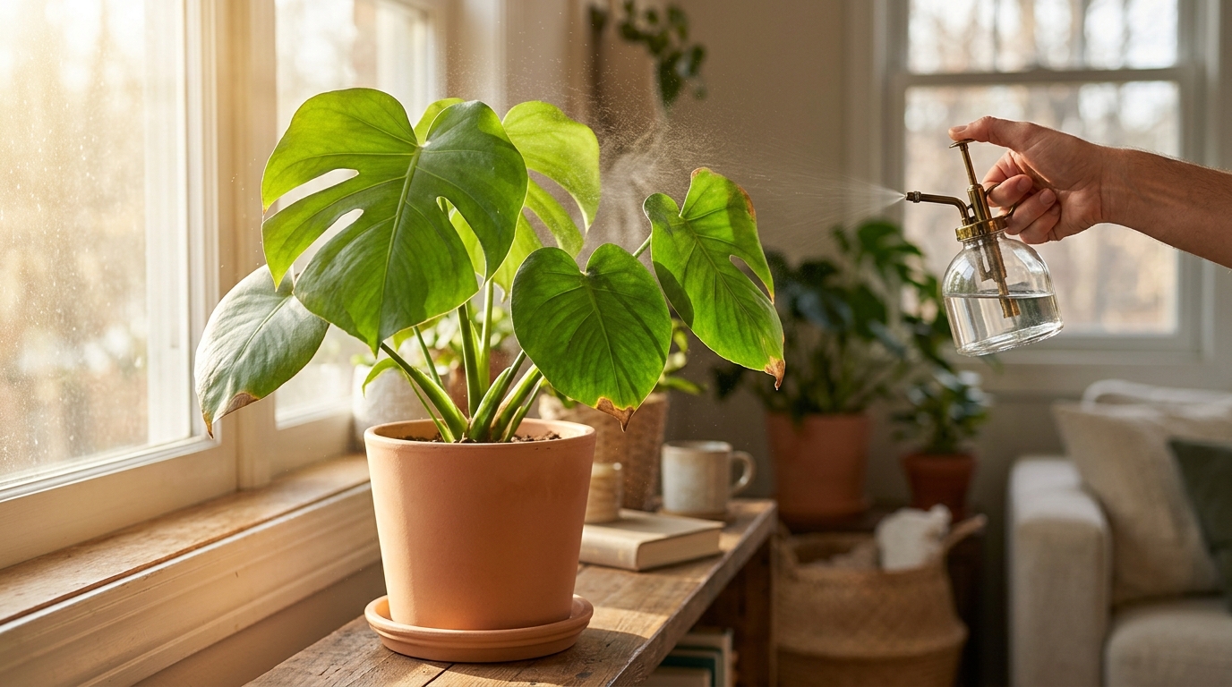 El motivo por el que tu planta de interior tiene las puntas secas y cómo arreglarlo
